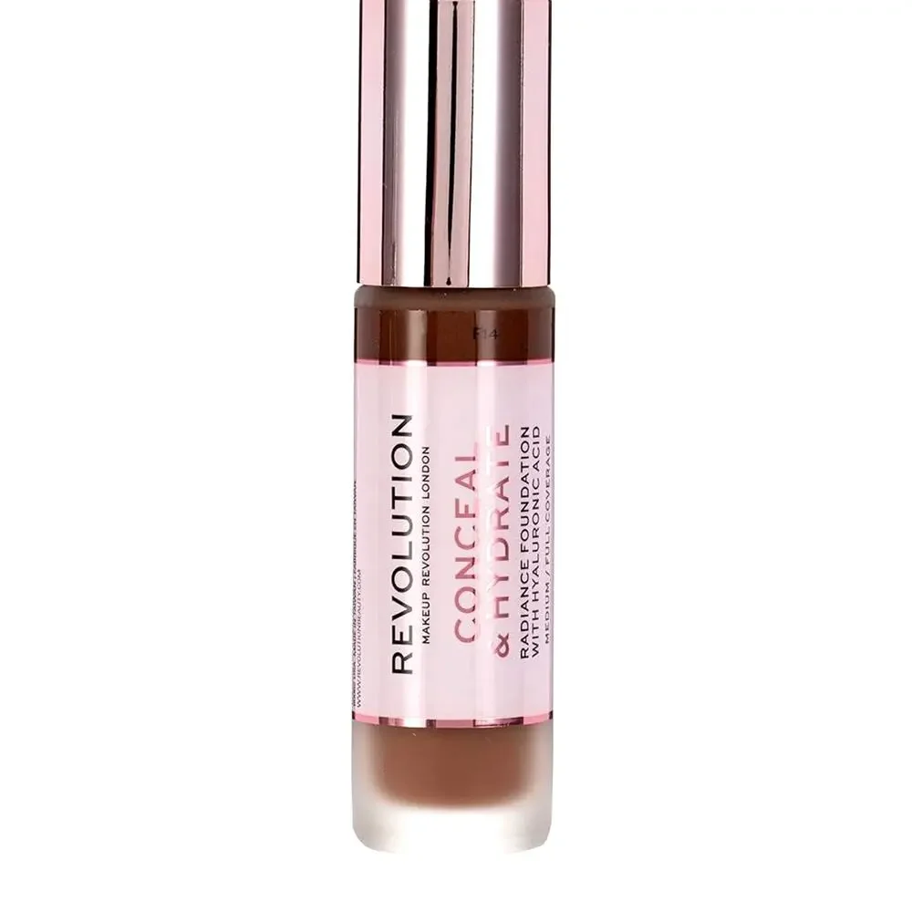 Revolution Conceal & Hydrate Radiance Foundation Color: F14